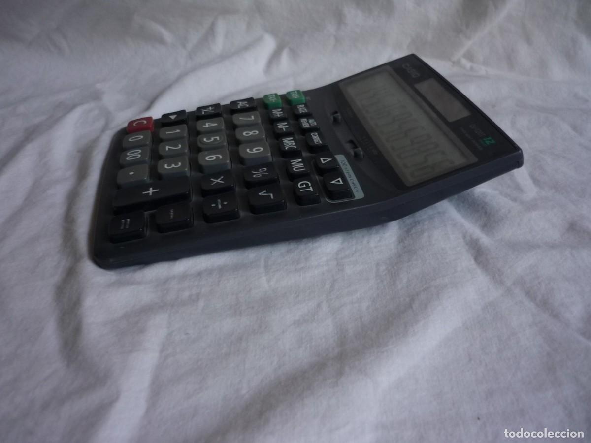 Antig&uuml;edades: Calculadora solar Casio DJ-120T funcionando - Foto 6