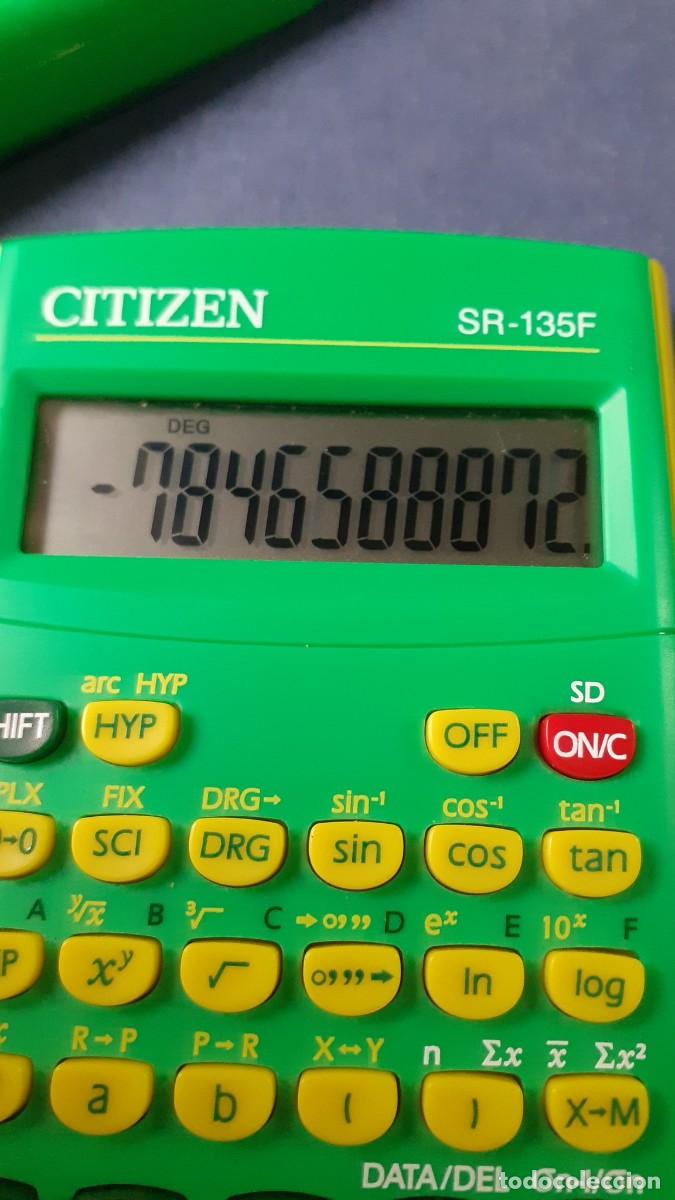 Antig&uuml;edades: Calculadora Citizen SR-135F - Foto 8