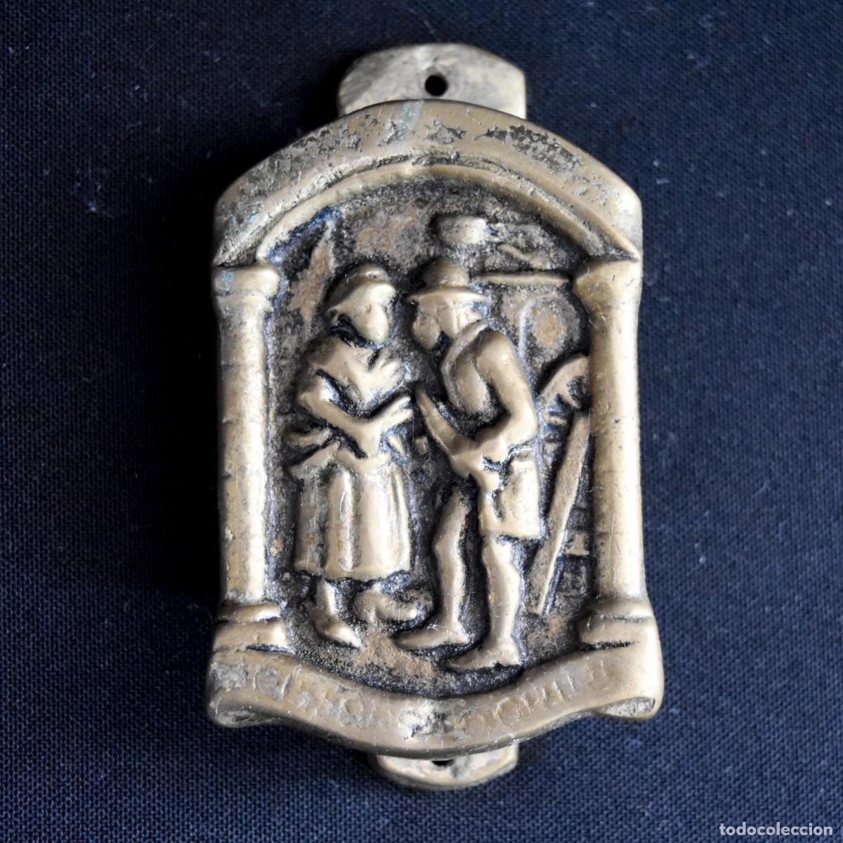 Antig&uuml;edades: Llamador antiguo de bronce - S XVIII - Foto 6