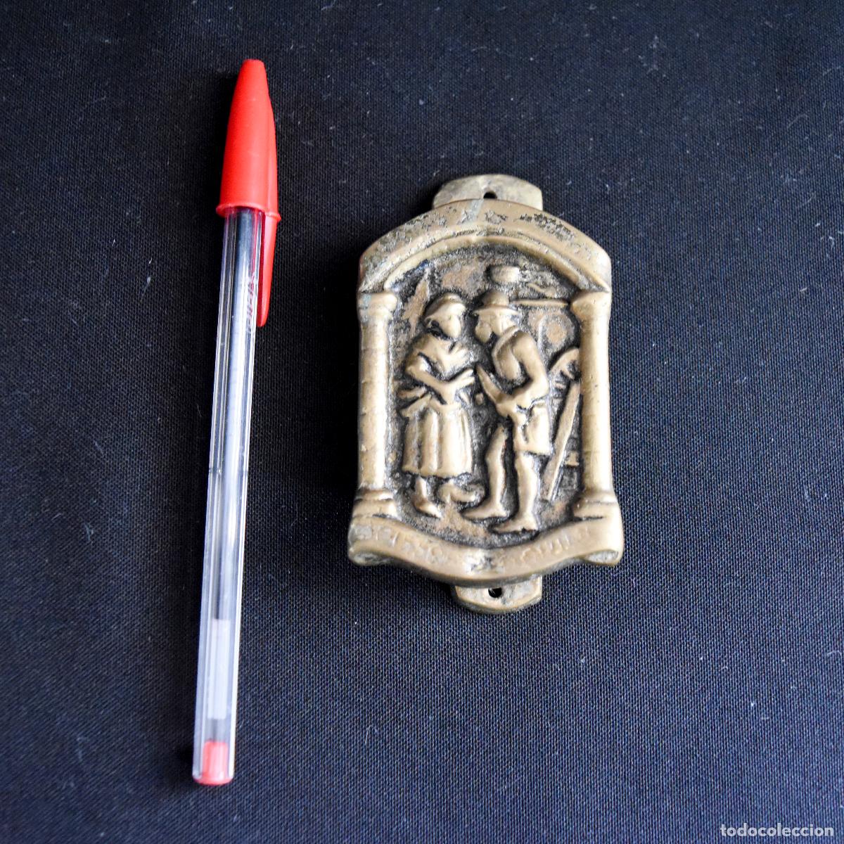 Antig&uuml;edades: Llamador antiguo de bronce - S XVIII - Foto 5