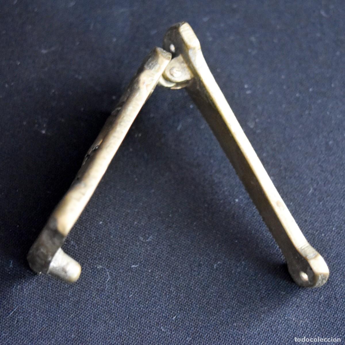 Antig&uuml;edades: Llamador antiguo de bronce - S XVIII - Foto 8