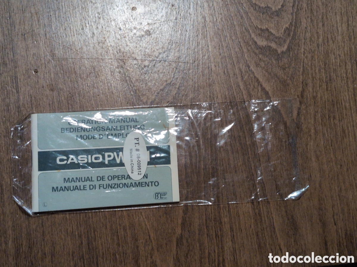 Antig&uuml;edades: Manual Reloj Calculadora Casio PW-81 - Foto 4