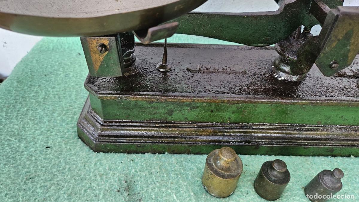 Antig&uuml;edades: balanza grande 10kilos - Foto 3