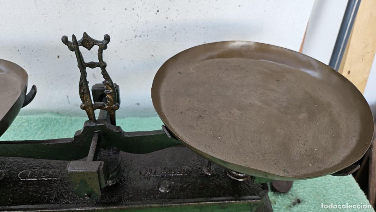 Antig&uuml;edades: balanza grande 10kilos - Foto 5