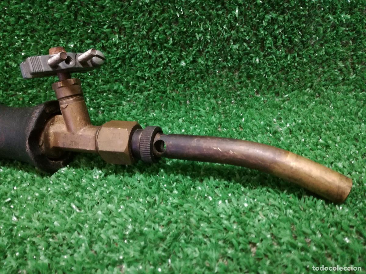 Antig&uuml;edades: ANTIGUO SOBLETE DE BRONCE / LATON - HERRAMIENTA - Foto 3