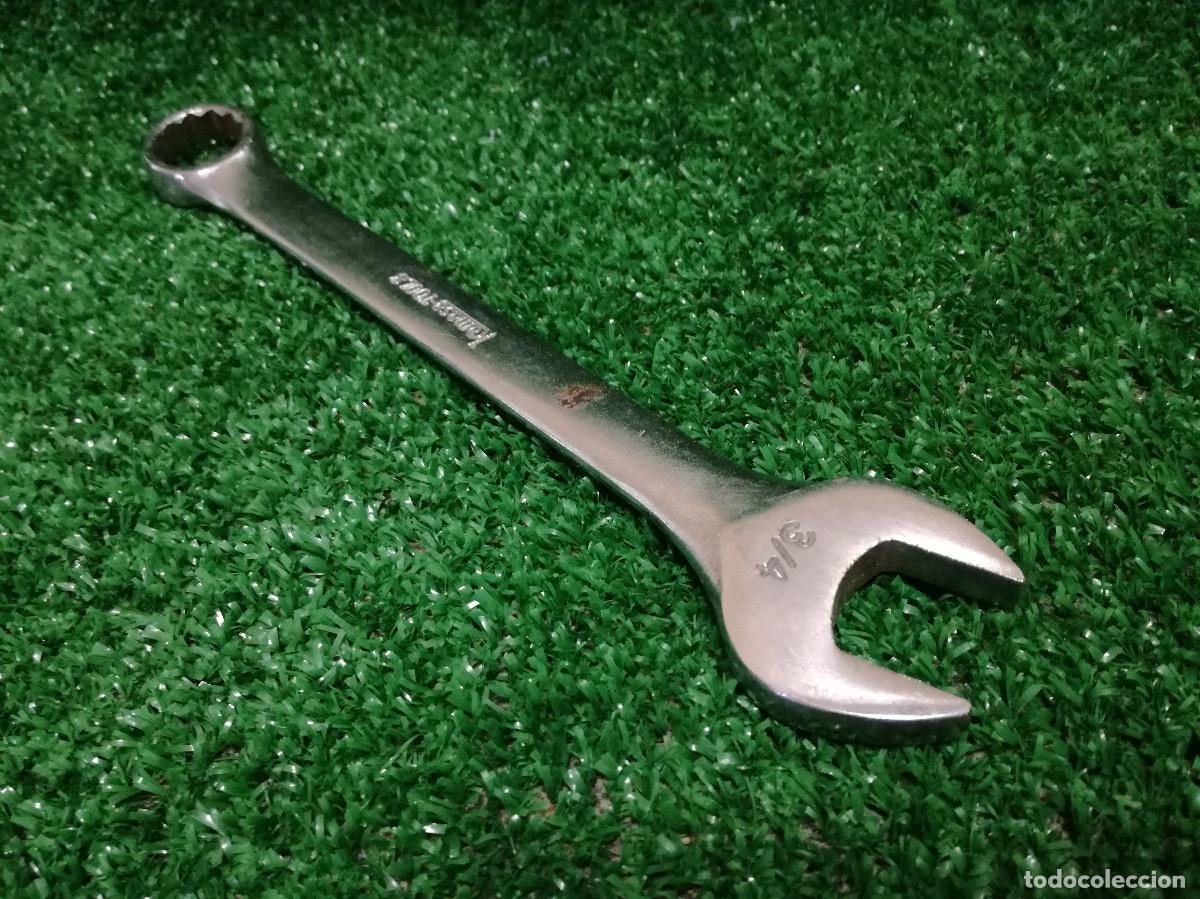 Antig&uuml;edades: LLAVE FIJA COMBINADA PARA TUERCAS - KAMASA TOOLS 3/4 - HERRAMIENTA - Foto 4