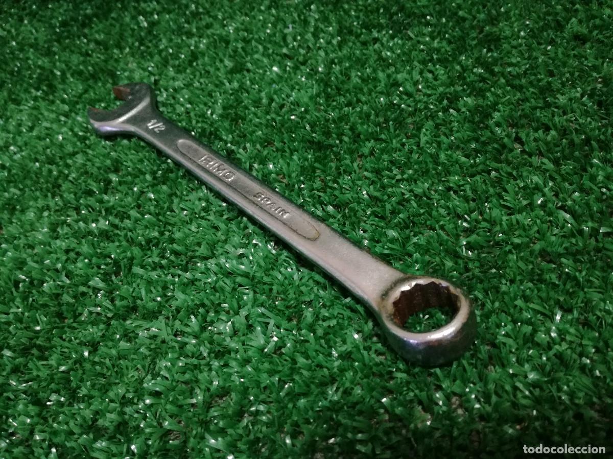 Antig&uuml;edades: LLAVE FIJA COMBINADA PARA TUERCAS - IRIMO 1/2 SPAIN - HERRAMIENTA - Foto 6