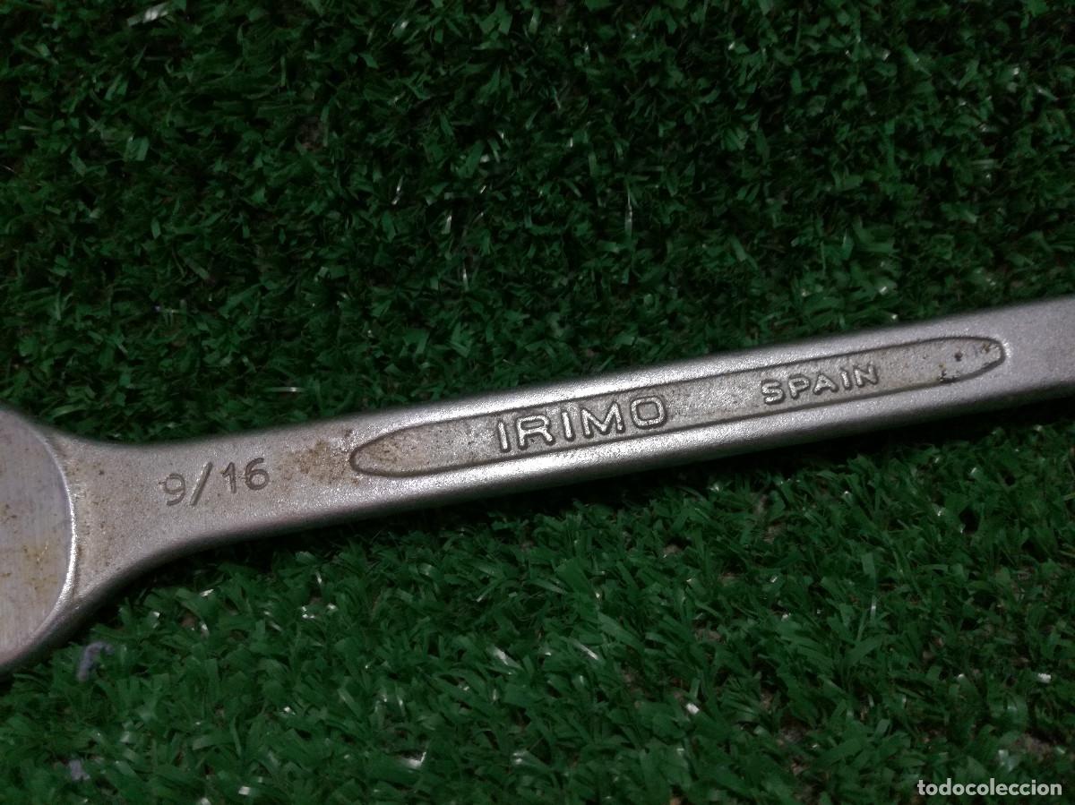 Antig&uuml;edades: LLAVE FIJA COMBINADA PARA TUERCAS - IRIMO 9/16 SPAIN - HERRAMIENTA - Foto 3