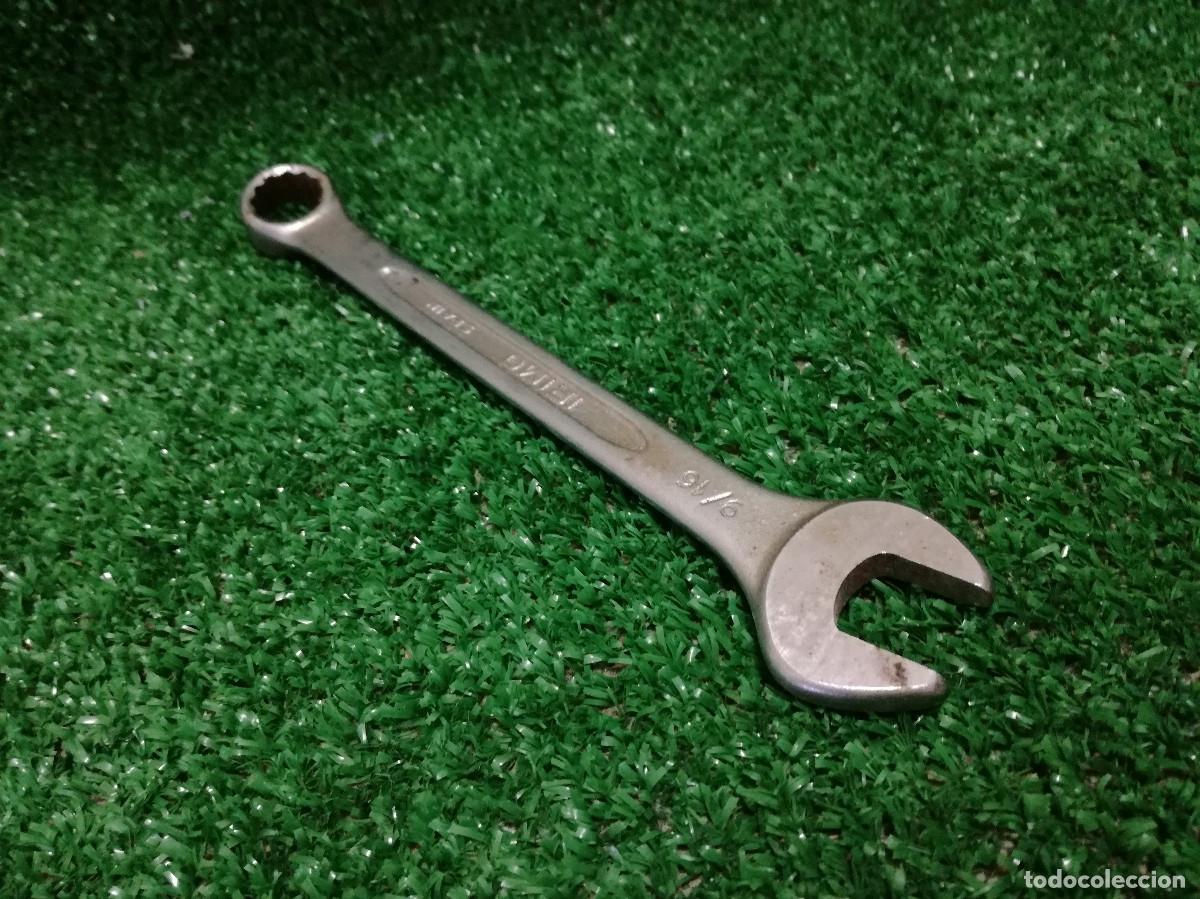 Antig&uuml;edades: LLAVE FIJA COMBINADA PARA TUERCAS - IRIMO 9/16 SPAIN - HERRAMIENTA - Foto 4