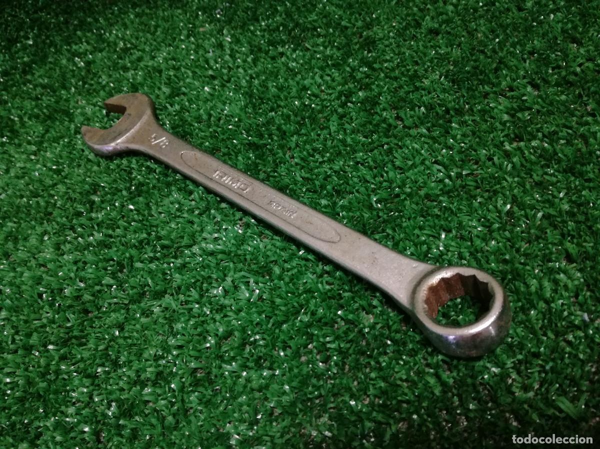 Antig&uuml;edades: LLAVE FIJA COMBINADA PARA TUERCAS - IRIMO 5/8 SPAIN - HERRAMIENTA - Foto 7
