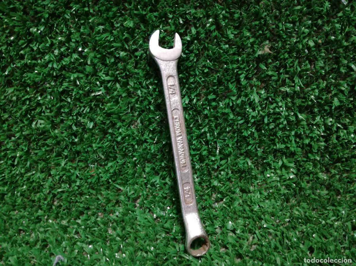 Antig&uuml;edades: LLAVE FIJA COMBINADA PARA TUERCAS - BILTEMA 1/4 - HERRAMIENTA - Foto 2