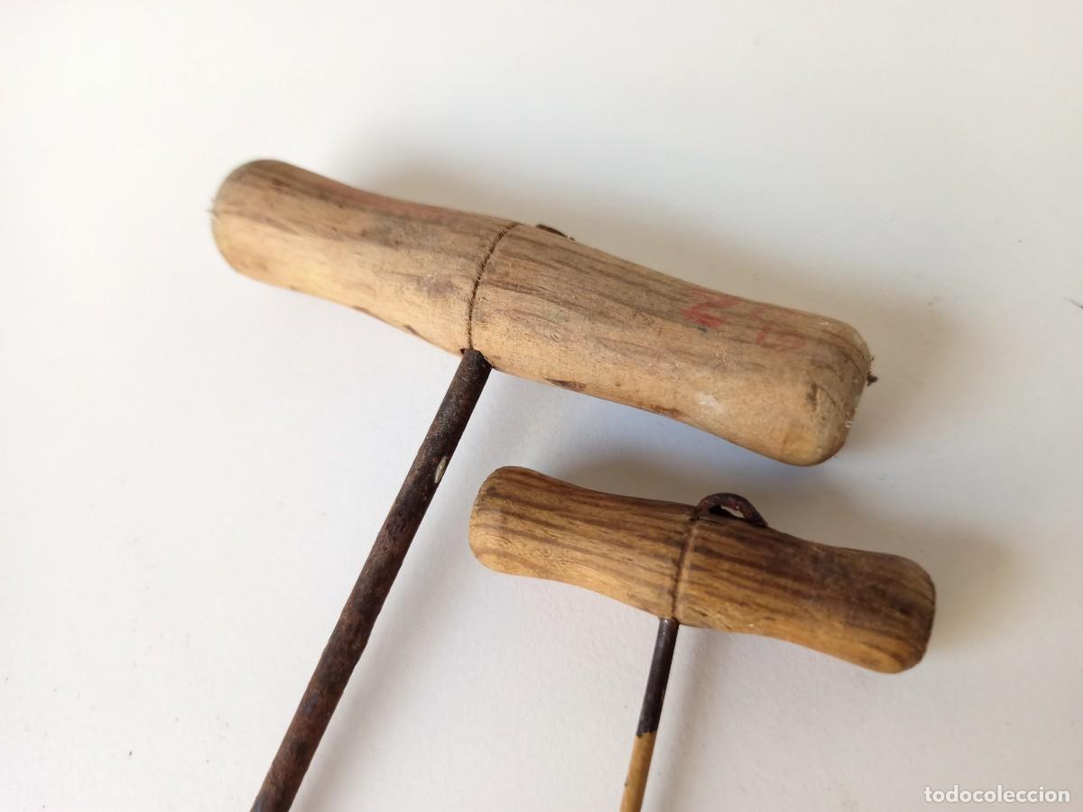 Antig&uuml;edades: Pareja de barrenas para madera - Foto 2