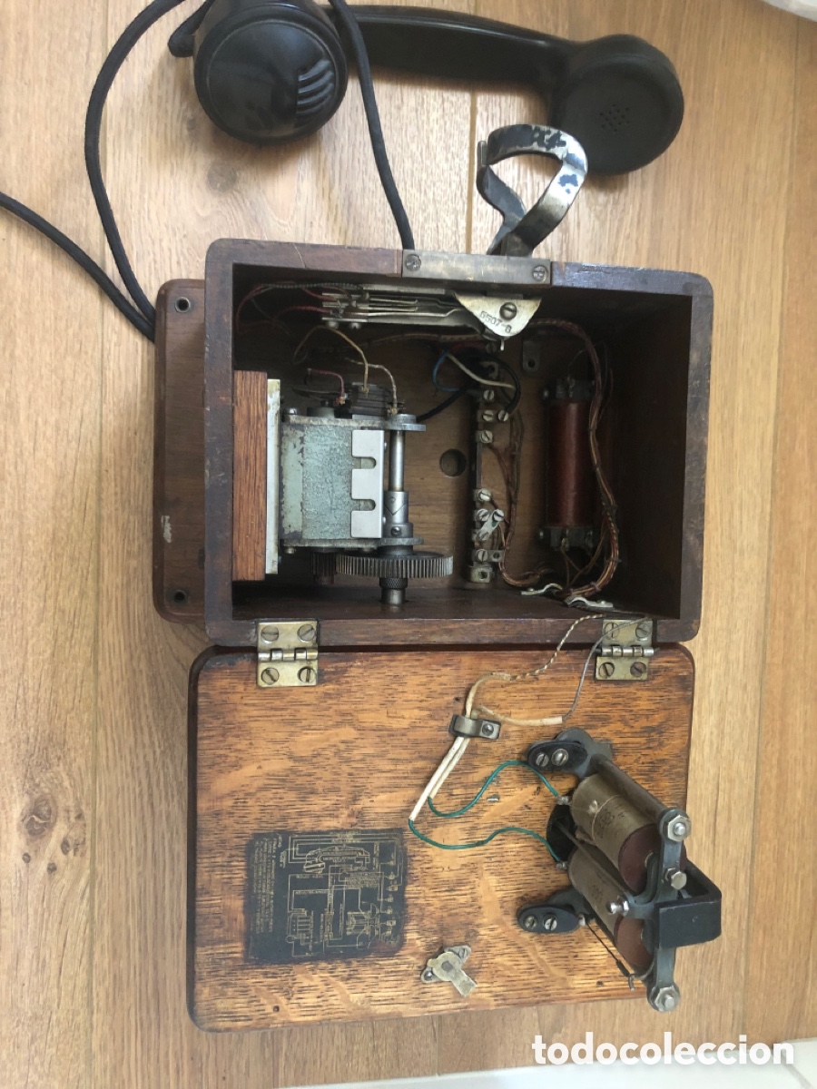 Tel&eacute;fonos: Tel&eacute;fono de manivela - Foto 8