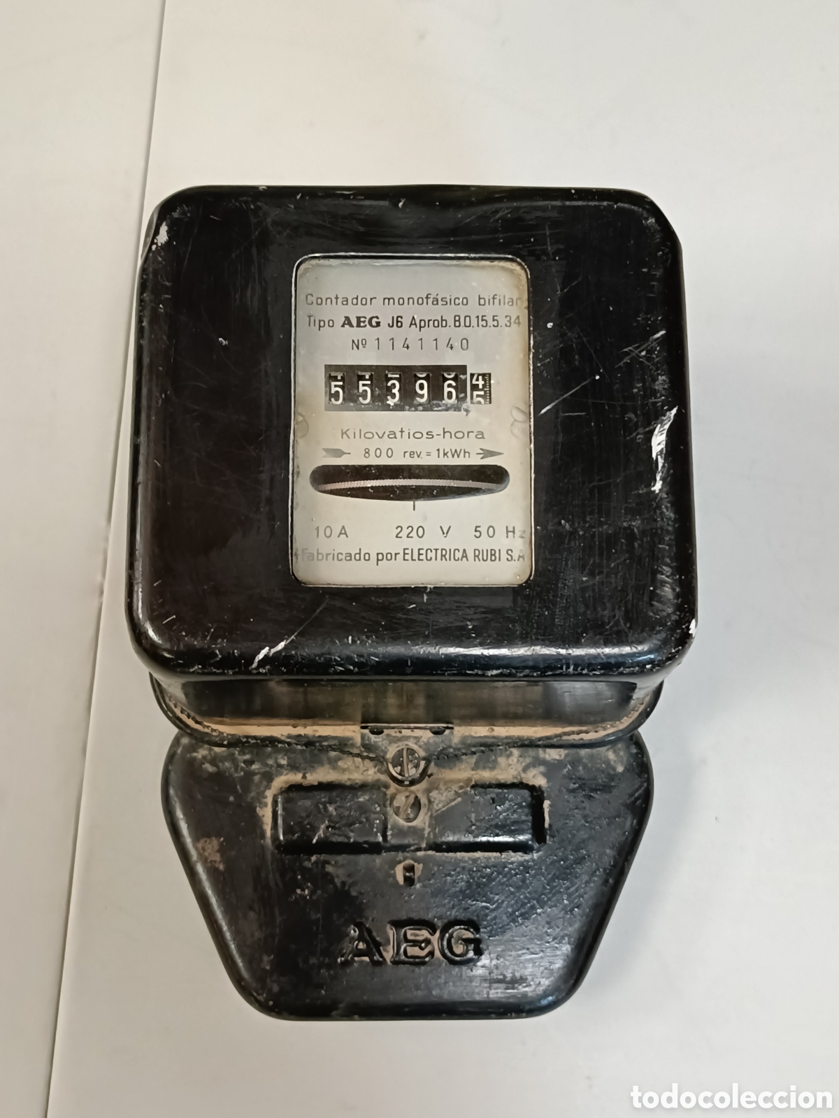 Antig&uuml;edades: ANTIGUO CONTADOR DE LUZ - Foto 2