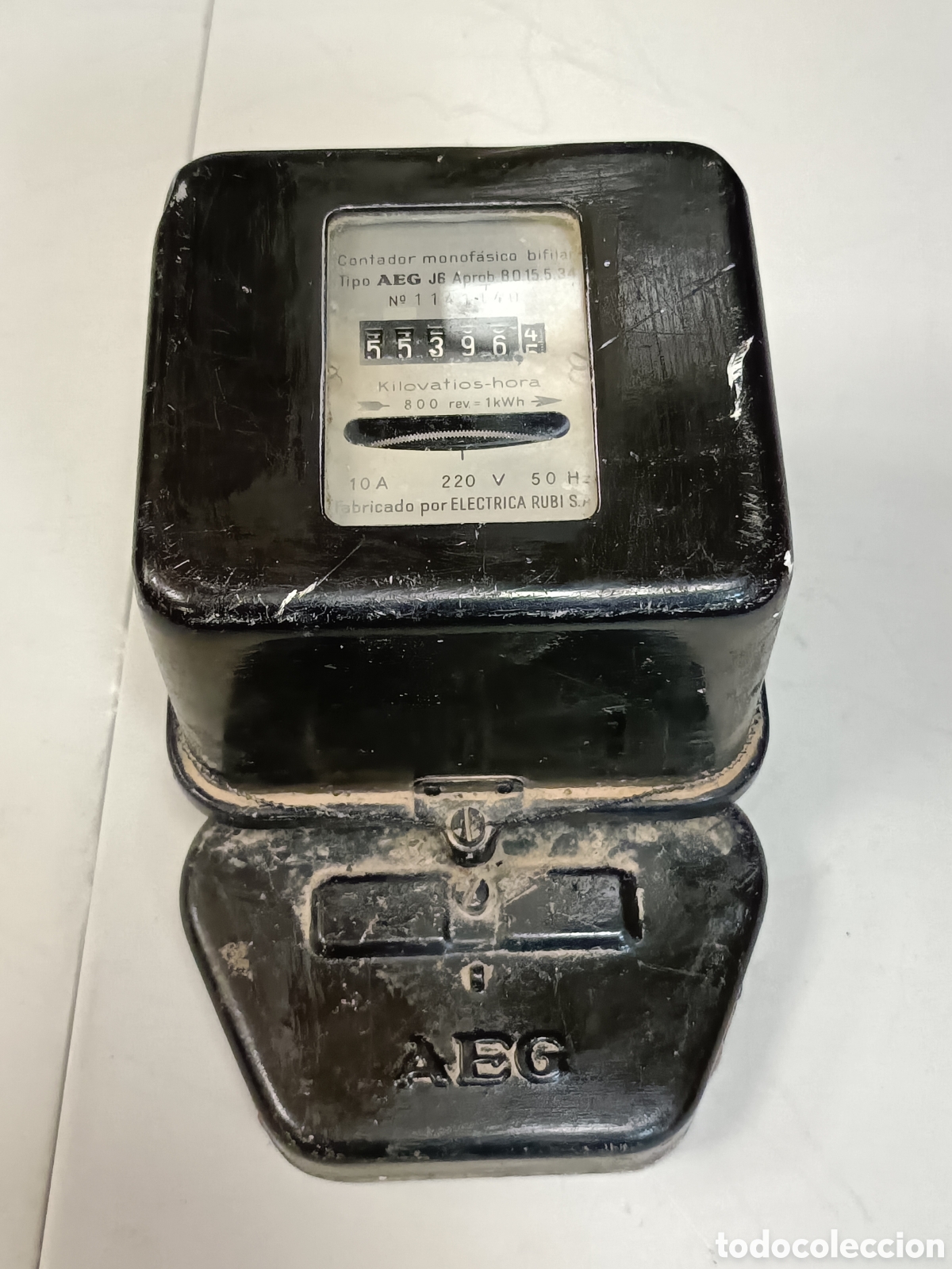 Antig&uuml;edades: ANTIGUO CONTADOR DE LUZ - Foto 1
