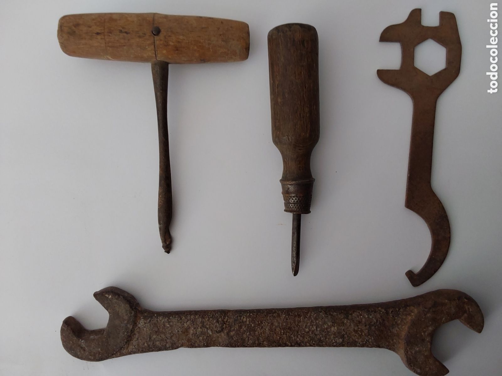 Antig&uuml;edades: HERRAMIENTAS DE CARPINTERO A&Ntilde;OS 50 Lote - Foto 1