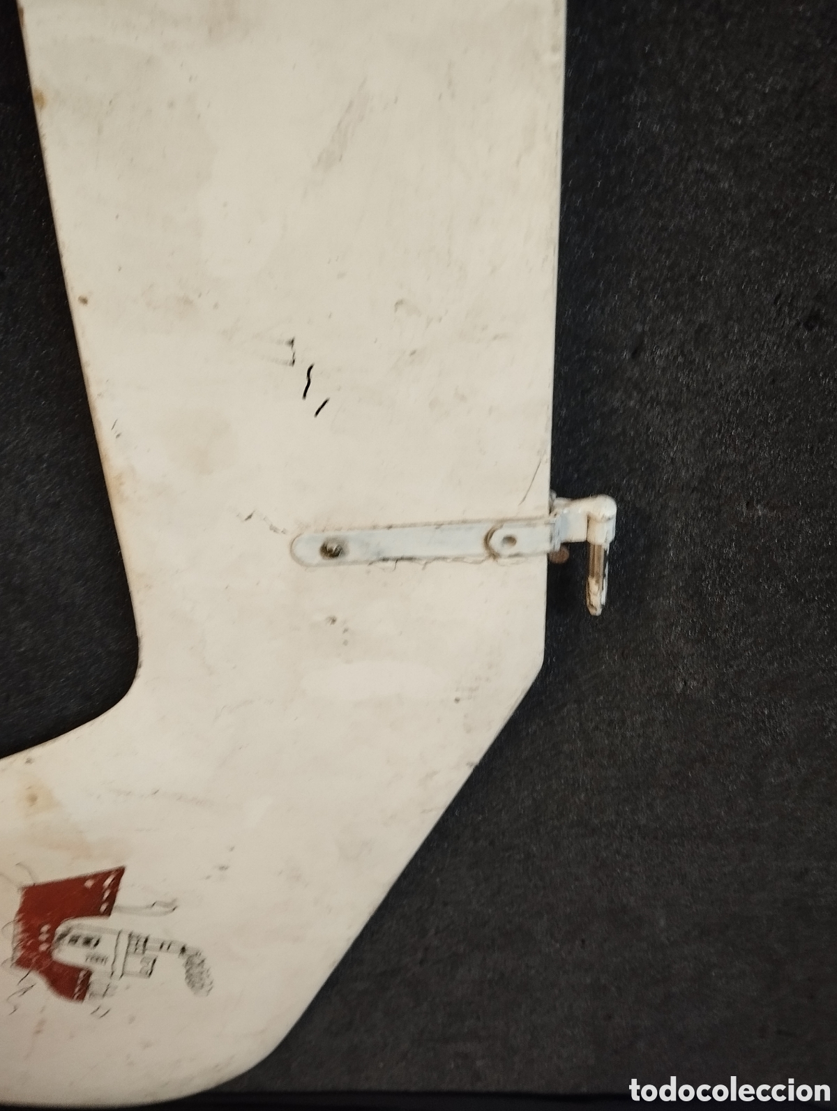 Antig&uuml;edades: Tim&oacute;n de vela de madera - Foto 3