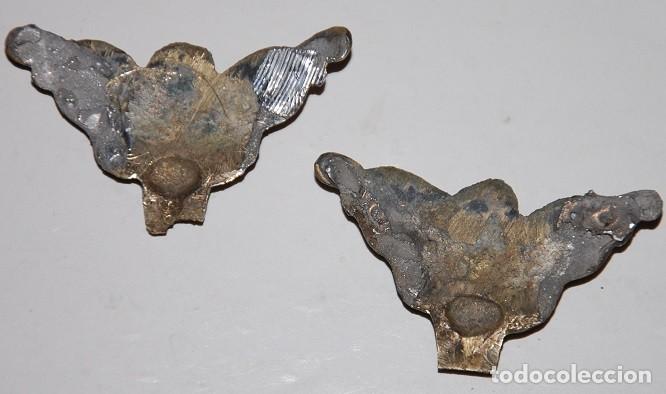 Antig&uuml;edades: PAREJA DE APLIQUES ANGELES QUERUBINES - Foto 2