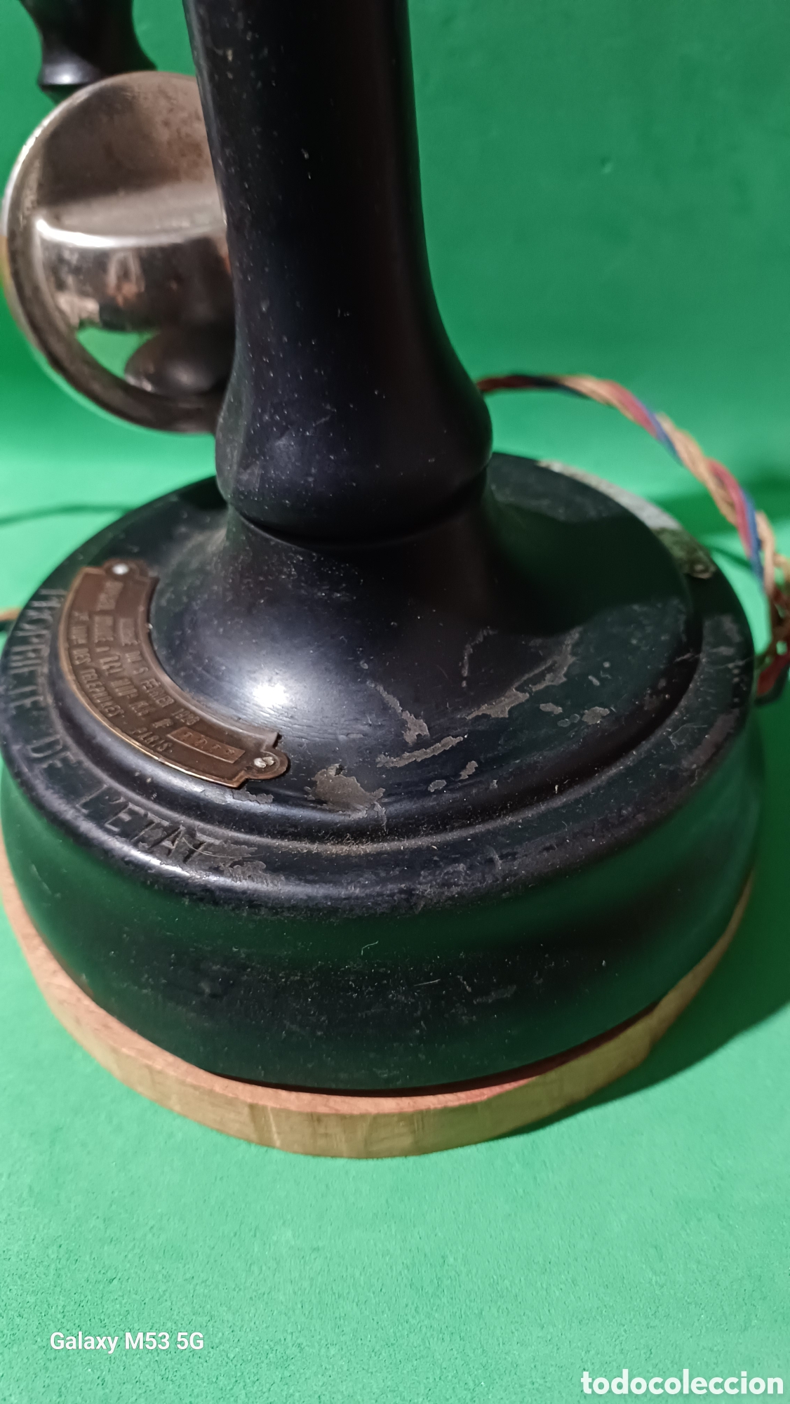 Tel&eacute;fonos: Tel&eacute;fono de candelabro - Foto 3