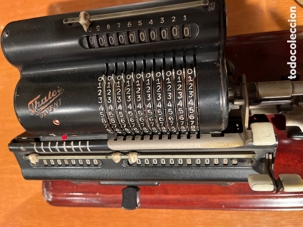 Antig&uuml;edades: Antigua Calculadora Thales , Funcionando - Foto 2