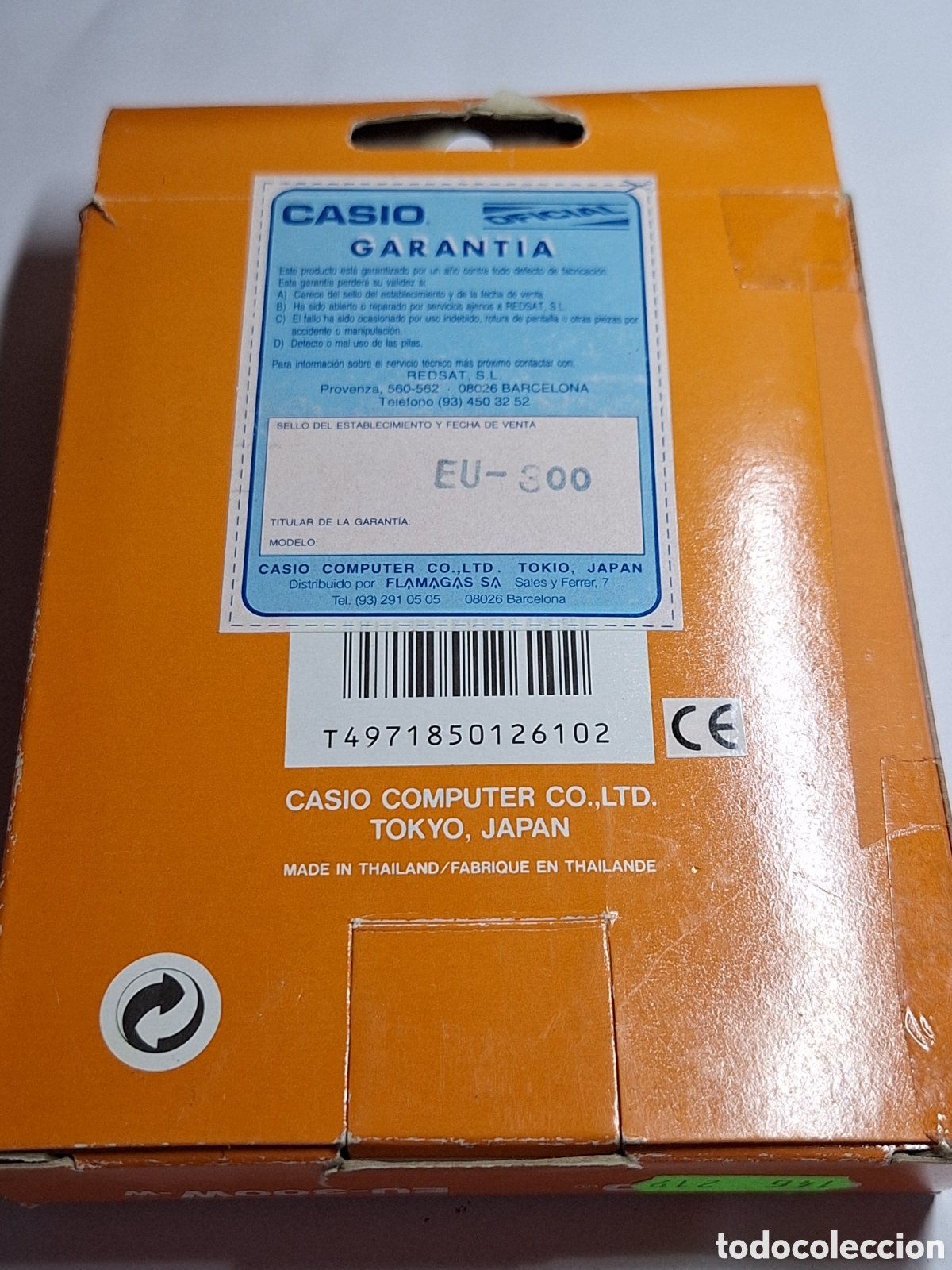 Antig&uuml;edades: CASIO EU-300W-w CALCULADORA SOLAR WEEKLY CAL - Foto 8