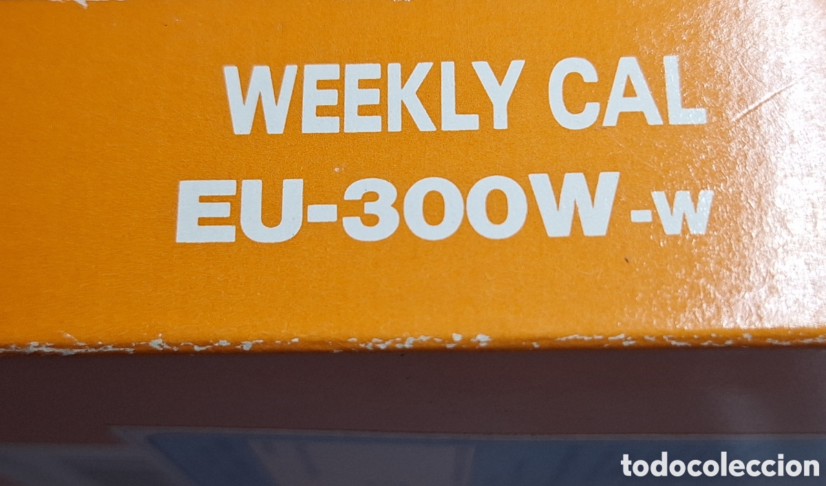 Antig&uuml;edades: CASIO EU-300W-w CALCULADORA SOLAR WEEKLY CAL - Foto 9