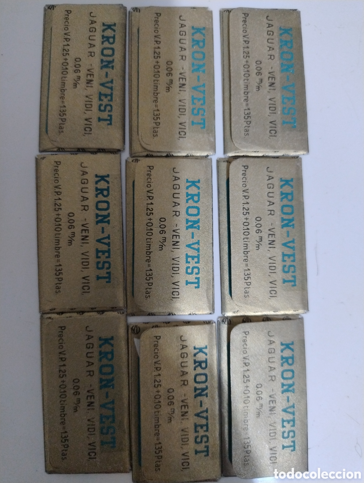 Antig&uuml;edades: Hojas de afeitar KRUN- VEST Jaguar - Foto 4