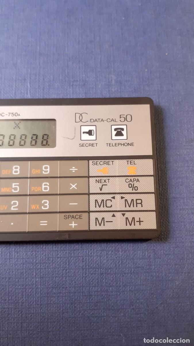 Antig&uuml;edades: Calculadora Agenda Casio DC-750A DATA-CAL 50 - Foto 3