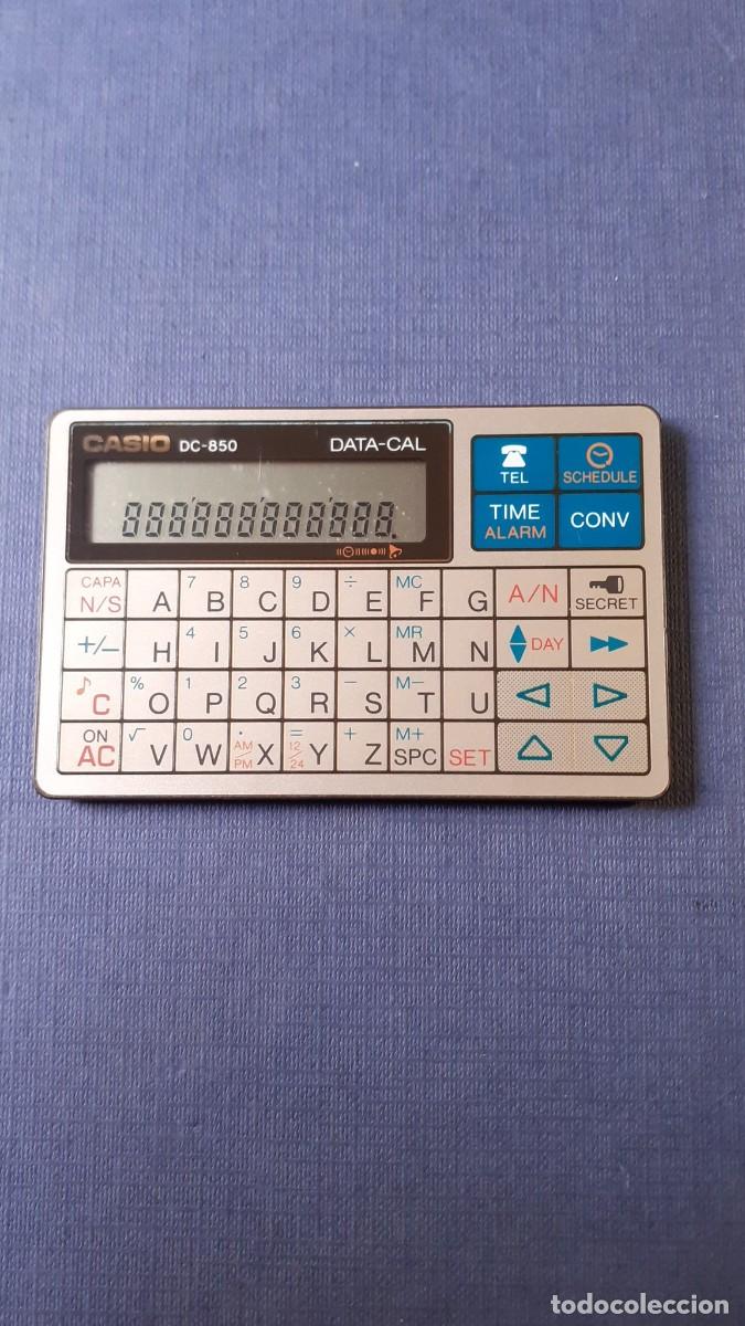 Antig&uuml;edades: Calculadora Agenda Casio DC-850 - Foto 2