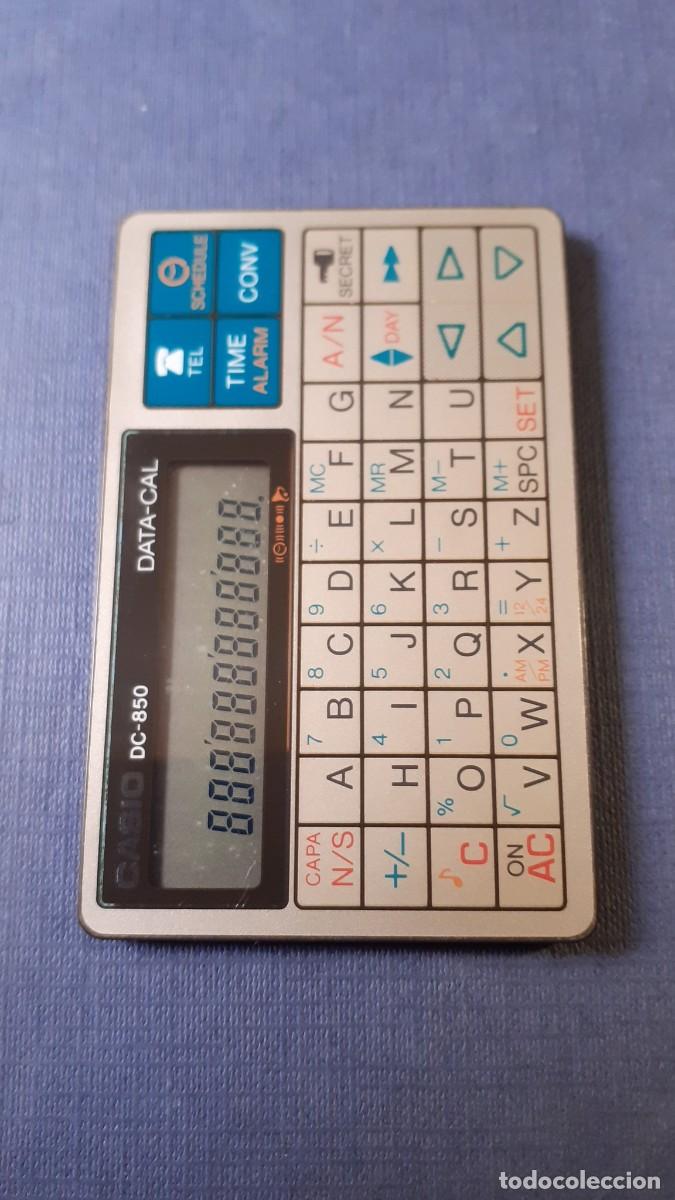 Antig&uuml;edades: Calculadora Agenda Casio DC-850 - Foto 3