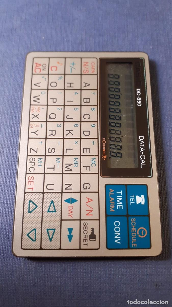 Antig&uuml;edades: Calculadora Agenda Casio DC-850 - Foto 5