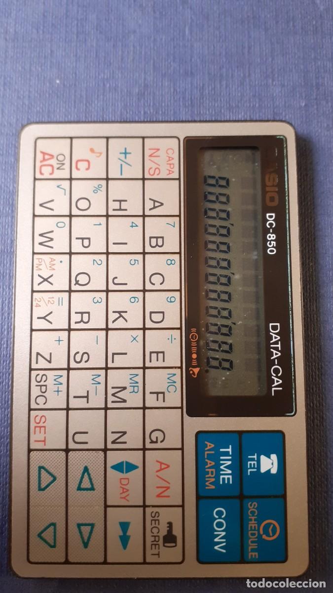 Antig&uuml;edades: Calculadora Agenda Casio DC-850 - Foto 6
