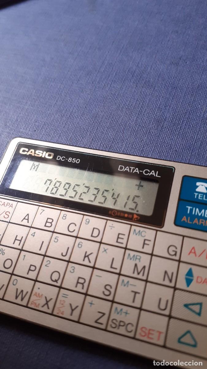 Antig&uuml;edades: Calculadora Agenda Casio DC-850 - Foto 8