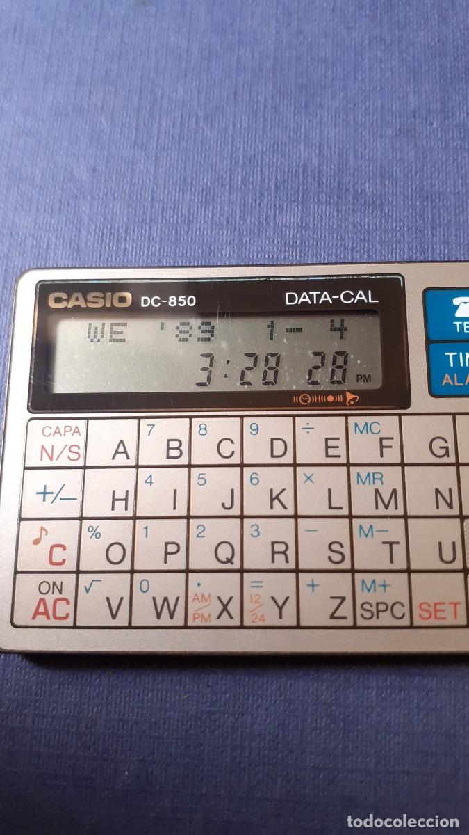 Antig&uuml;edades: Calculadora Agenda Casio DC-850 - Foto 9