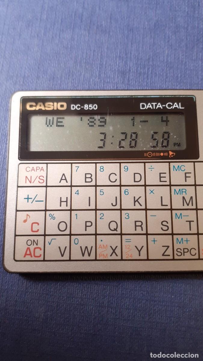 Antig&uuml;edades: Calculadora Agenda Casio DC-850 - Foto 13