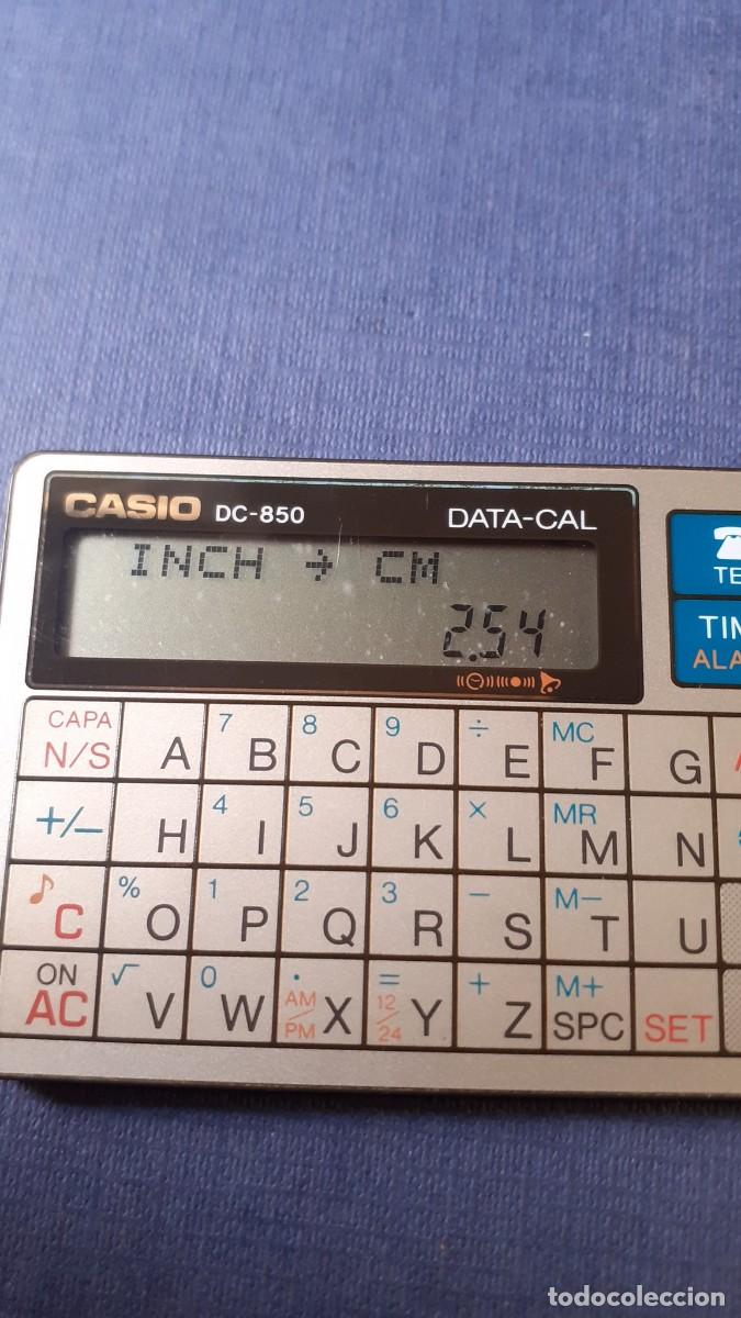 Antig&uuml;edades: Calculadora Agenda Casio DC-850 - Foto 19