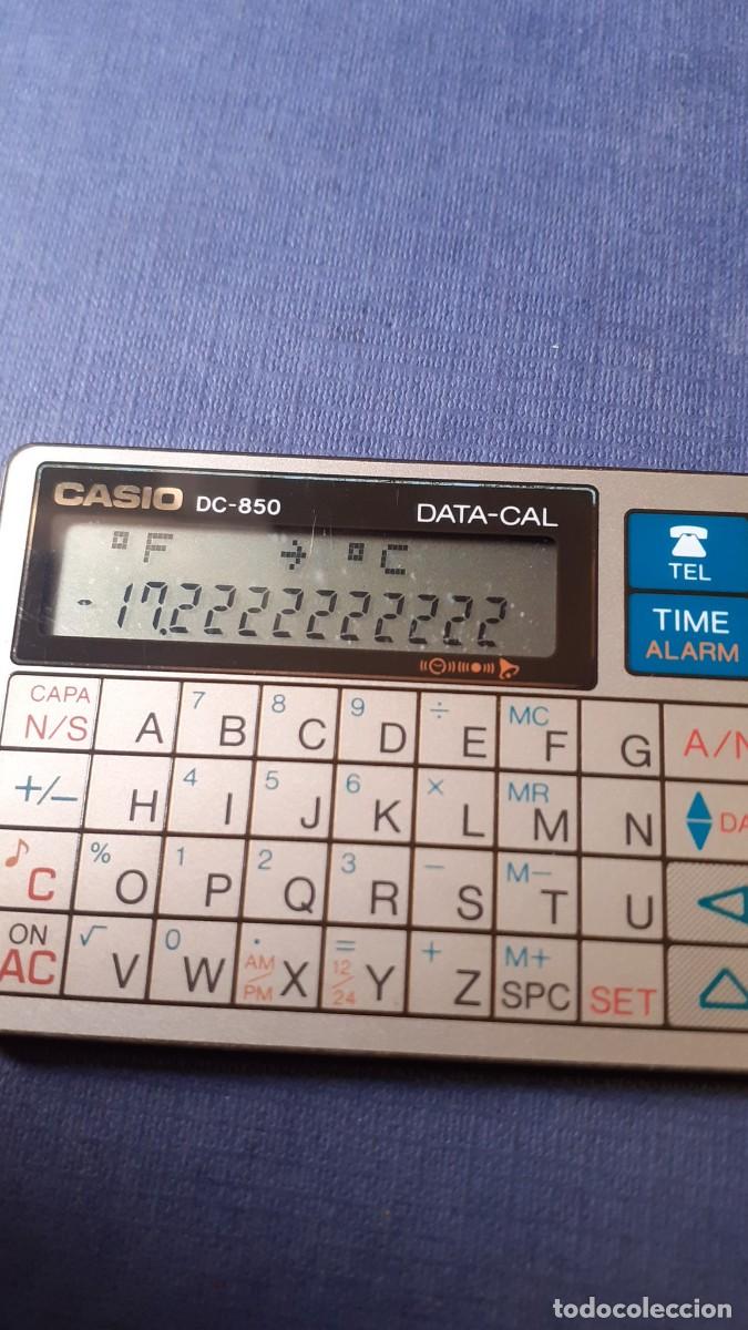 Antig&uuml;edades: Calculadora Agenda Casio DC-850 - Foto 20