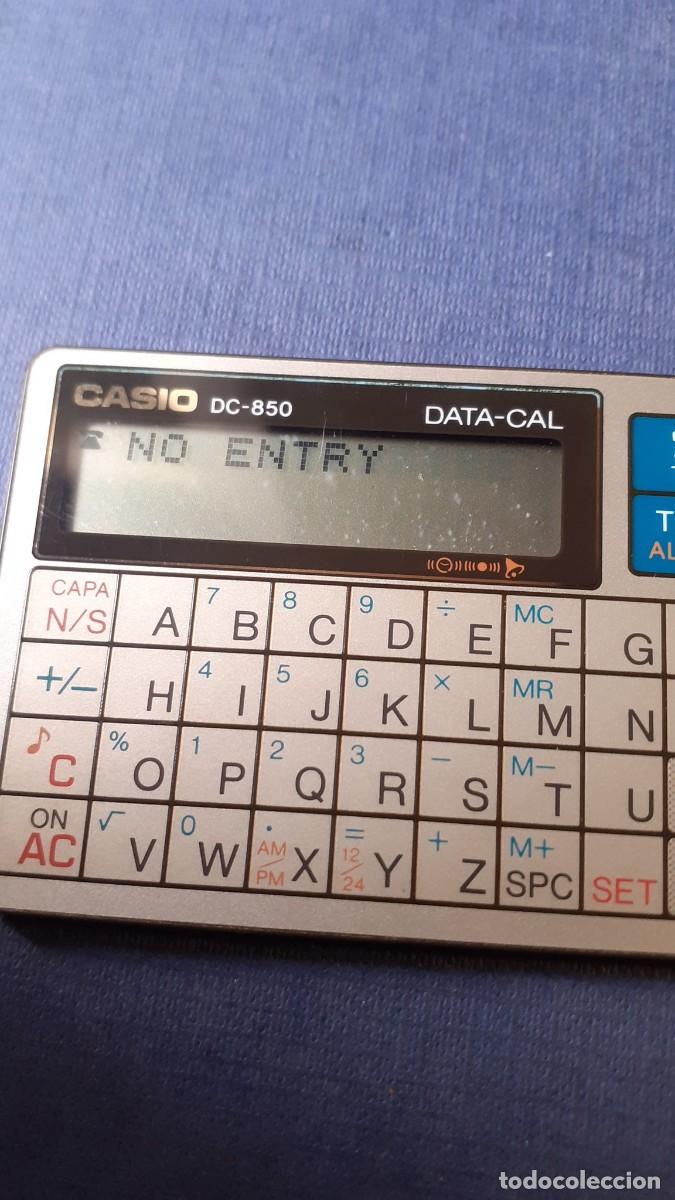 Antig&uuml;edades: Calculadora Agenda Casio DC-850 - Foto 21