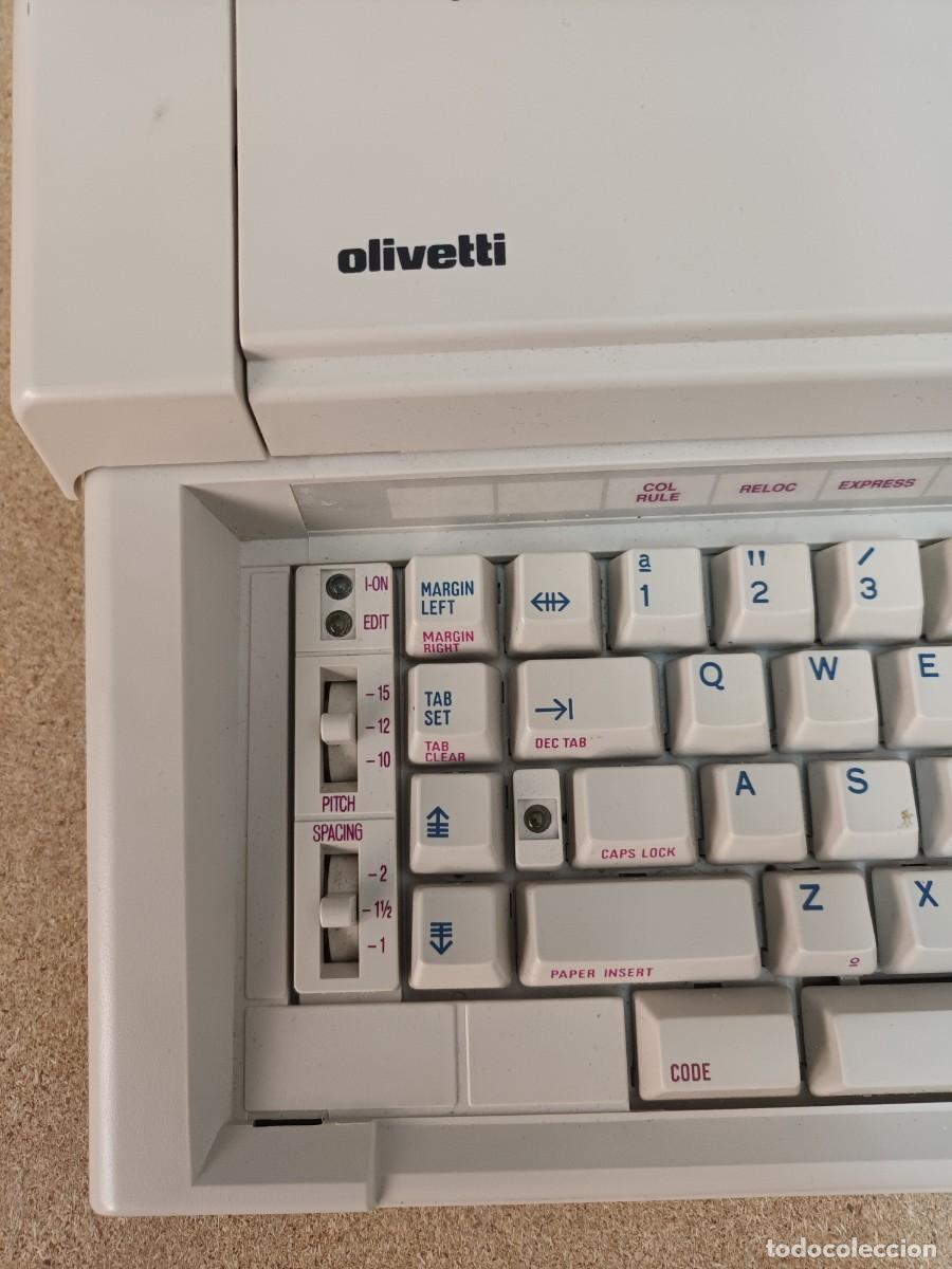 Antig&uuml;edades: M&aacute;quina de escribir el&eacute;ctrica Olivetti Lettera E 515 - Foto 2