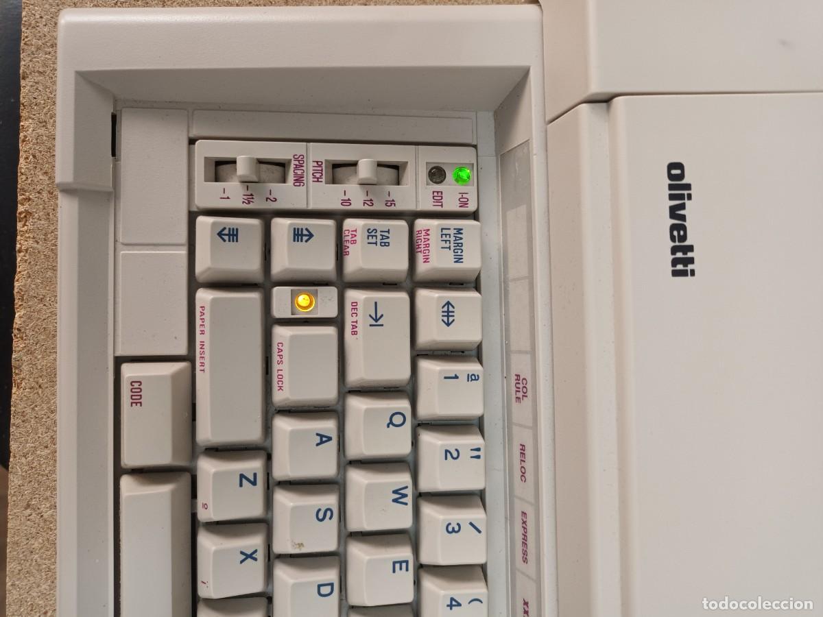 Antig&uuml;edades: M&aacute;quina de escribir el&eacute;ctrica Olivetti Lettera E 515 - Foto 4