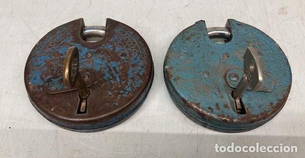 Antig&uuml;edades: Dos candados de persiana INCECA - Foto 1