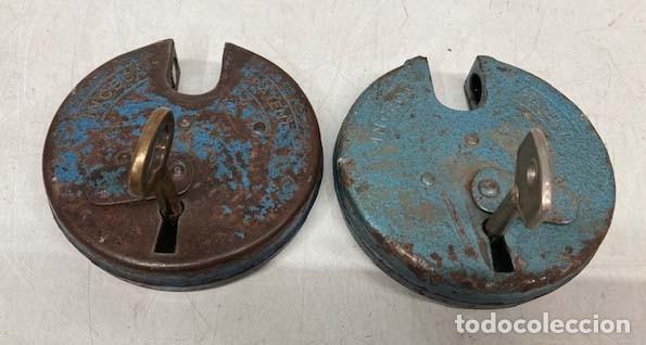Antig&uuml;edades: Dos candados de persiana INCECA - Foto 2
