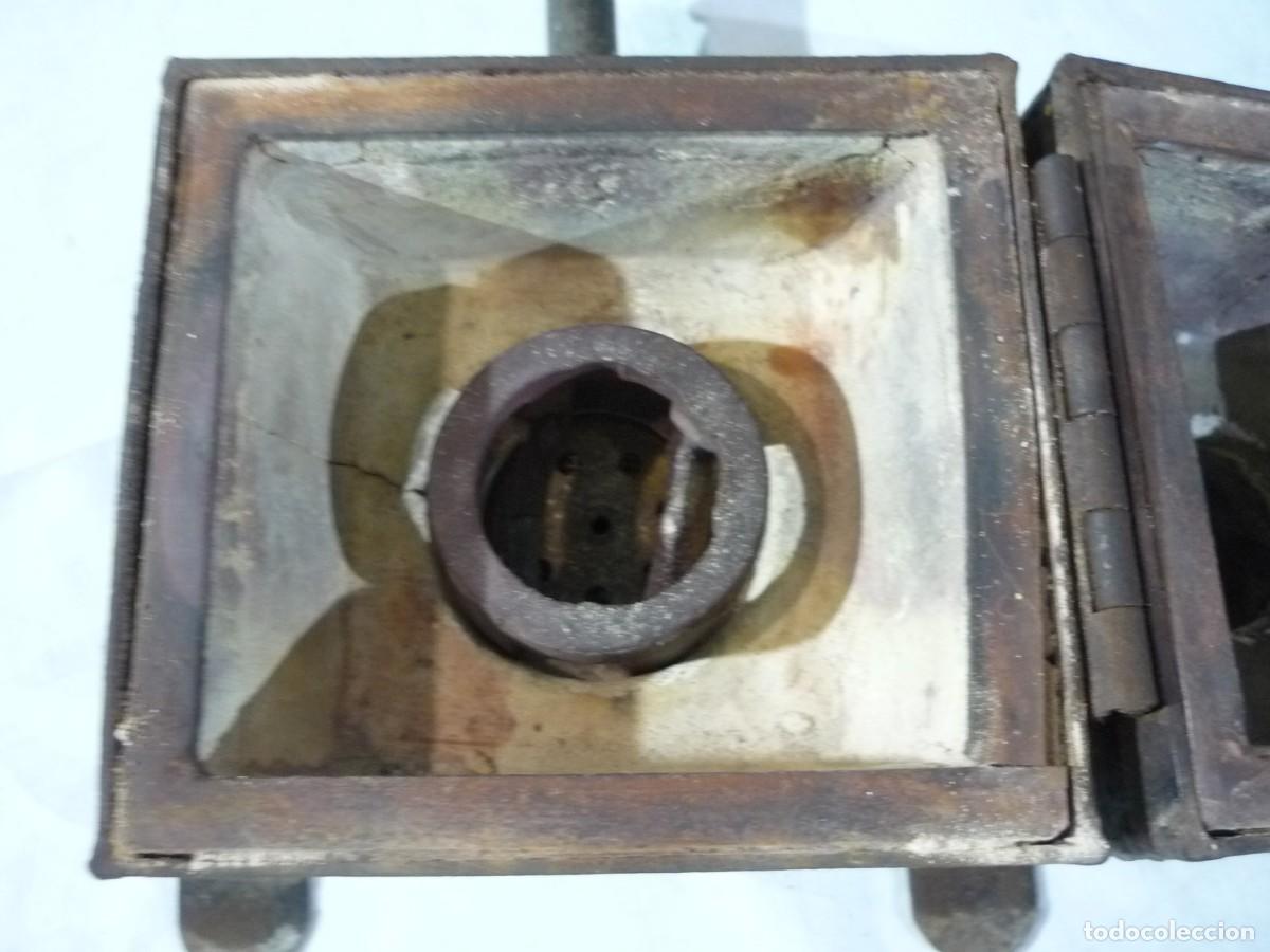 Antig&uuml;edades: Antiguo horno de hierro, interior de material refractario - Foto 13