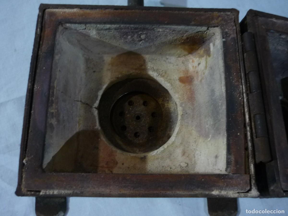 Antig&uuml;edades: Antiguo horno de hierro, interior de material refractario - Foto 14