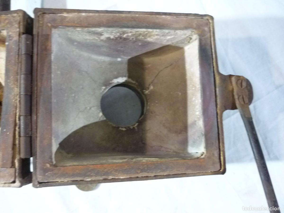 Antig&uuml;edades: Antiguo horno de hierro, interior de material refractario - Foto 16