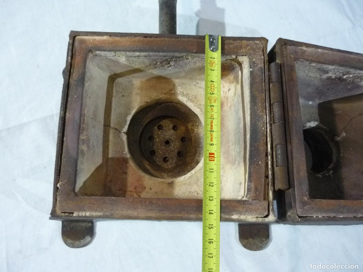 Antig&uuml;edades: Antiguo horno de hierro, interior de material refractario - Foto 18