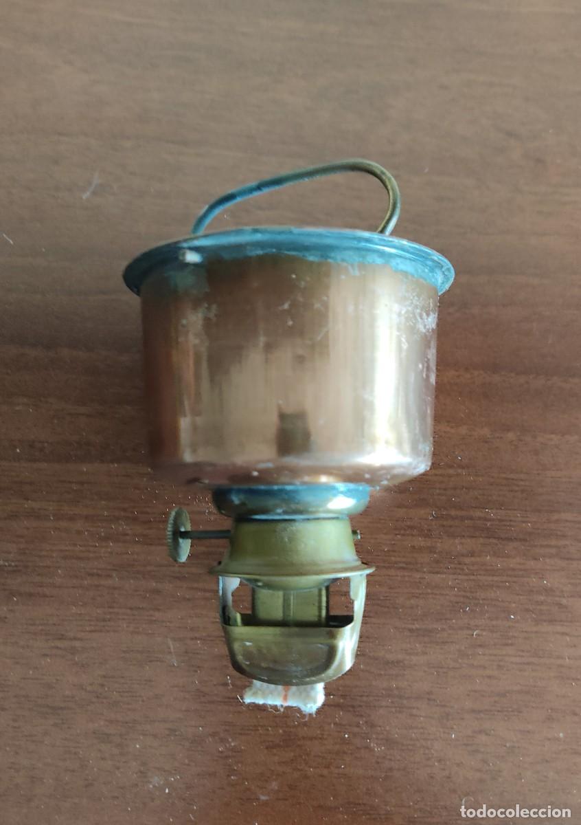 Antig&uuml;edades: Antigua l&aacute;mpara de aceite Tung Woo - Foto 2