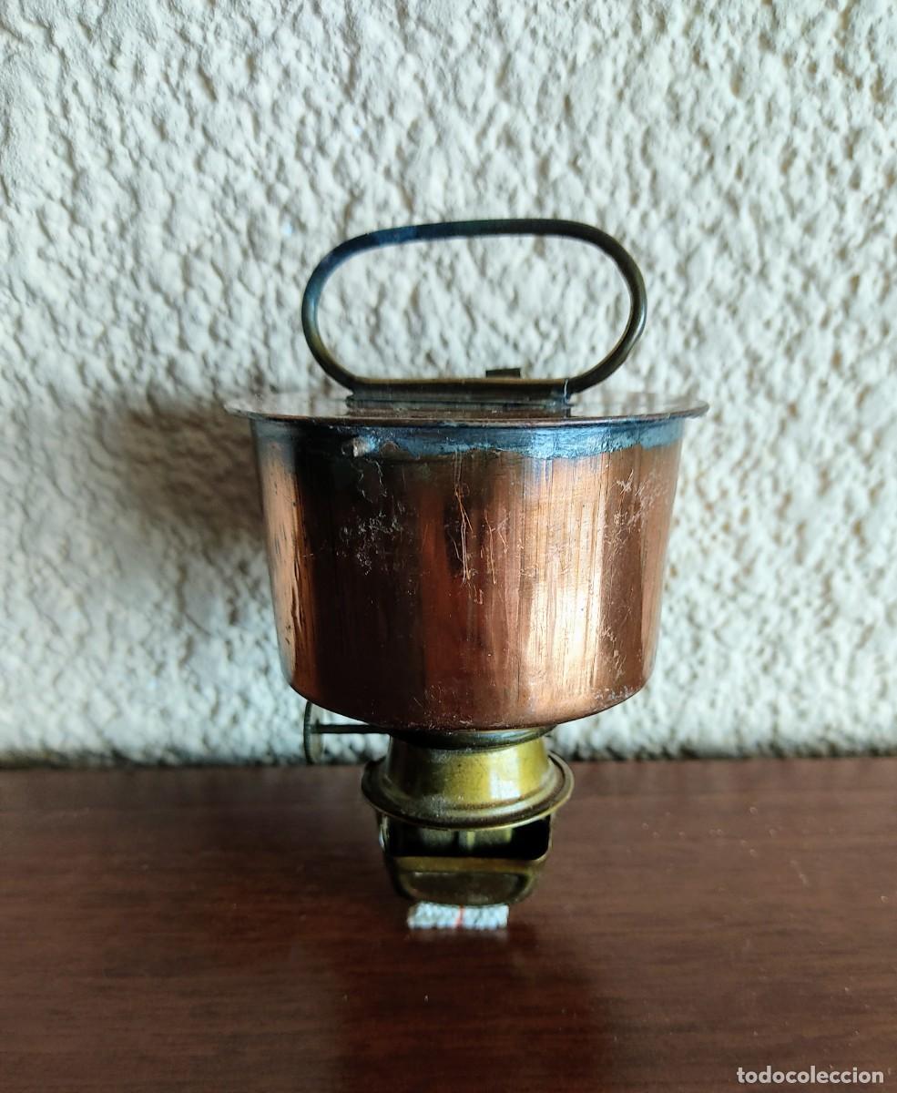 Antig&uuml;edades: Antigua l&aacute;mpara de aceite Tung Woo - Foto 3