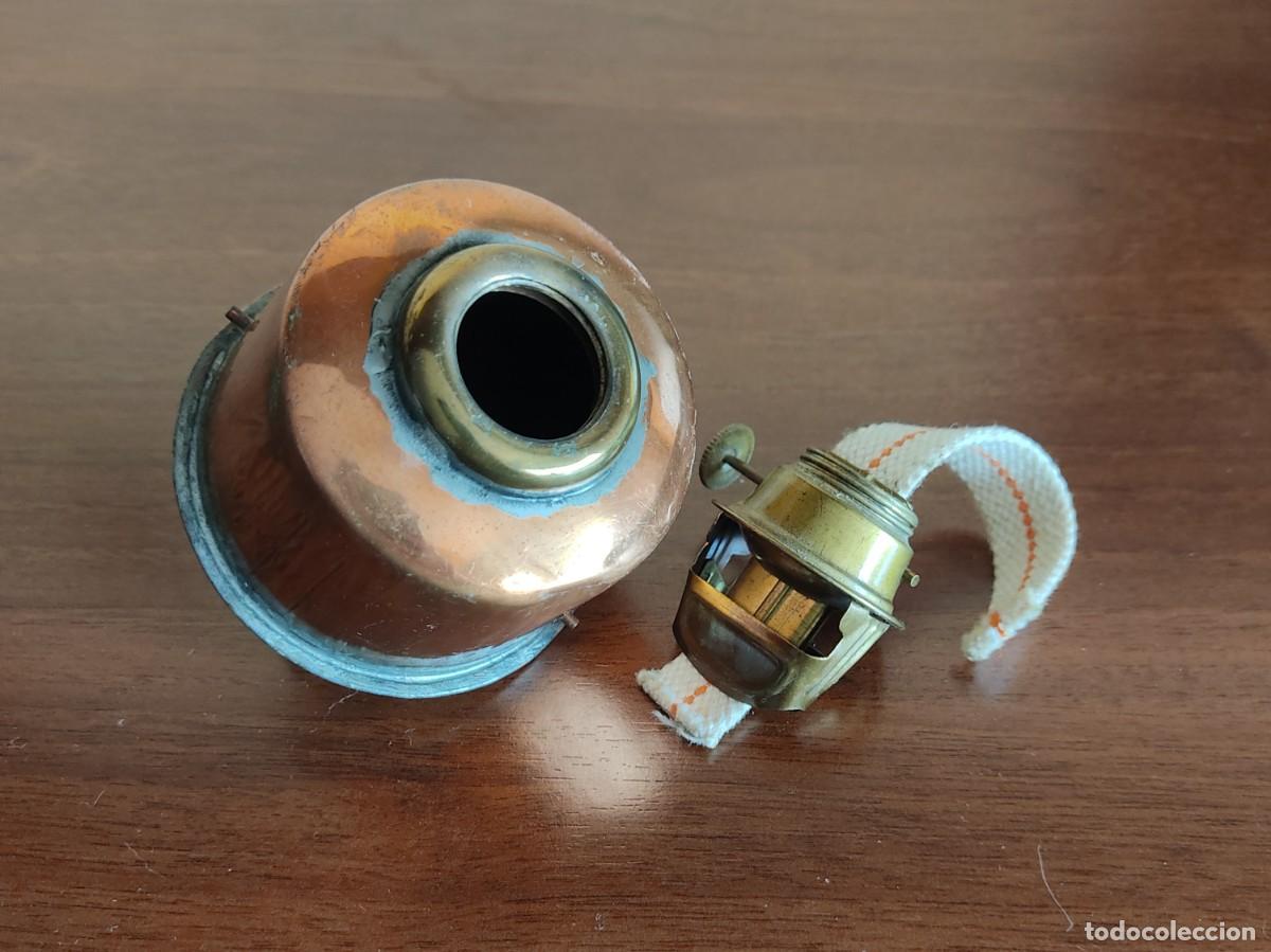Antig&uuml;edades: Antigua l&aacute;mpara de aceite Tung Woo - Foto 4