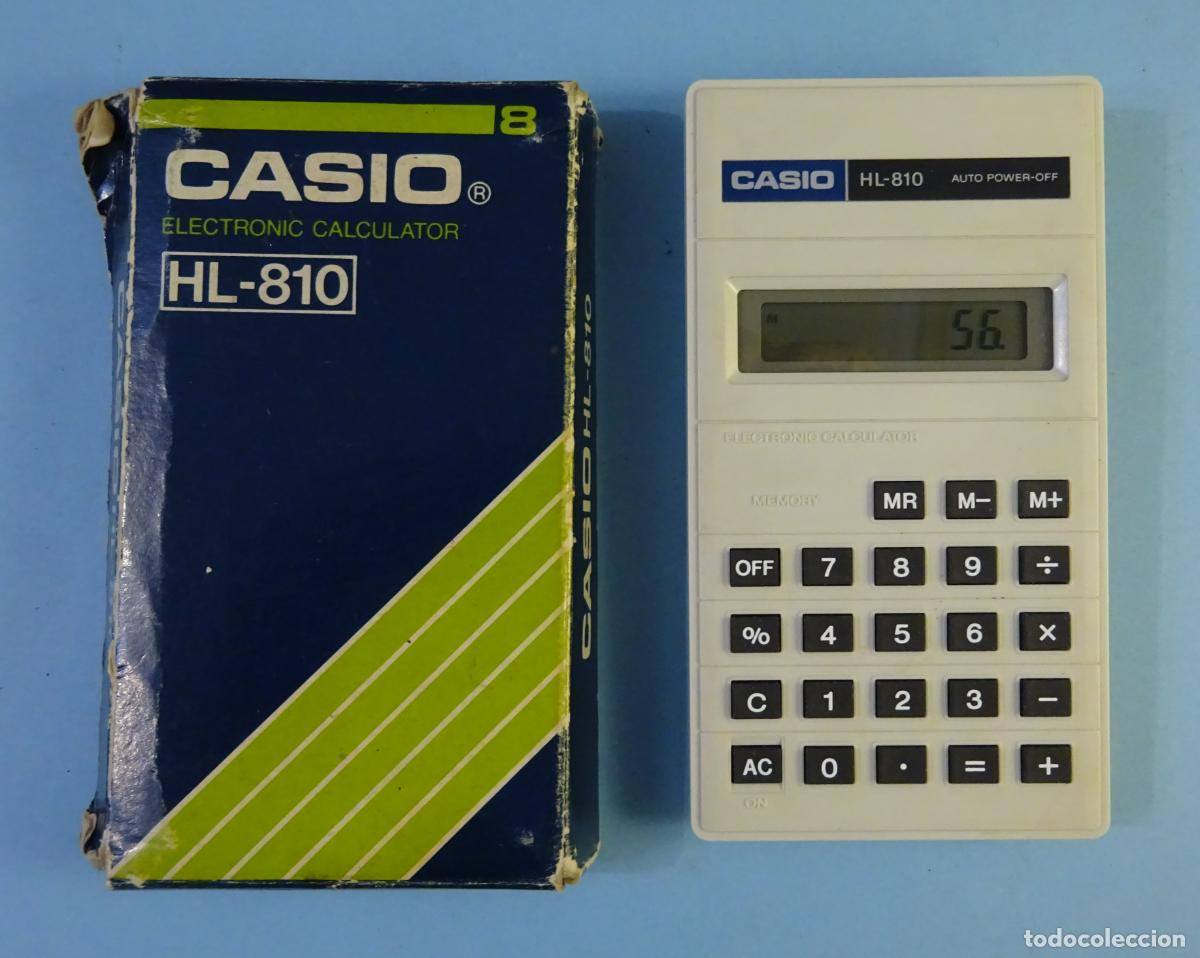 Antig&uuml;edades: CALCULADORA CASIO HL - 810. FUNCIONANDO - Foto 1